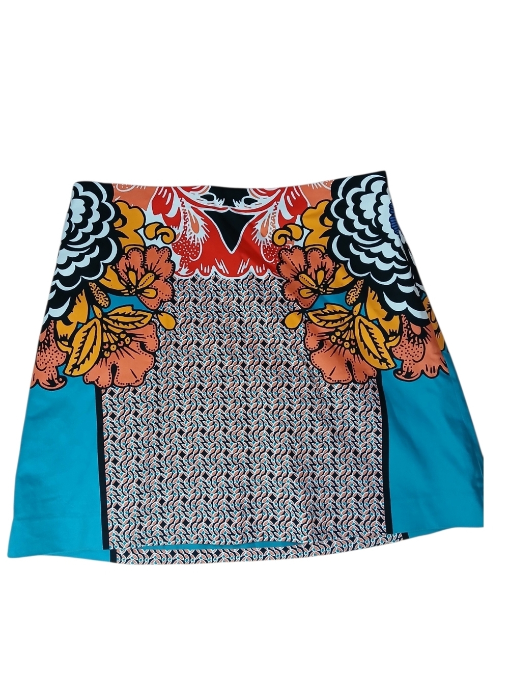 Express Colorfull Tropical Summer Mimi Skirt